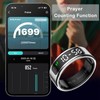 Loluka Smart Ring Touch Control Fitness Tracker Fitness Ring Step