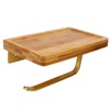 Wall Mounted Paper Towel Holder Tissue Roll Paper Rack Organizer