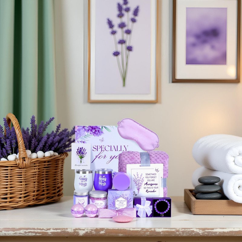 Self Care Gift Set for Women, Spa Wellness Care Package