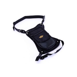 Bestem LGBE-LEGBAG-2 Black Motorcycle Rider Pack 2 Universal Leg Bag Pouch