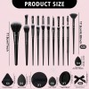 52 Brochas Maquillaje Profesional Y Herramientas Cosméticas