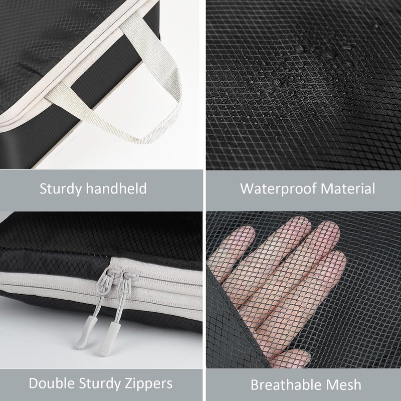 8pcs Packing Cubes, Areaphmet Compression Packing CUbes for Travel Accessories