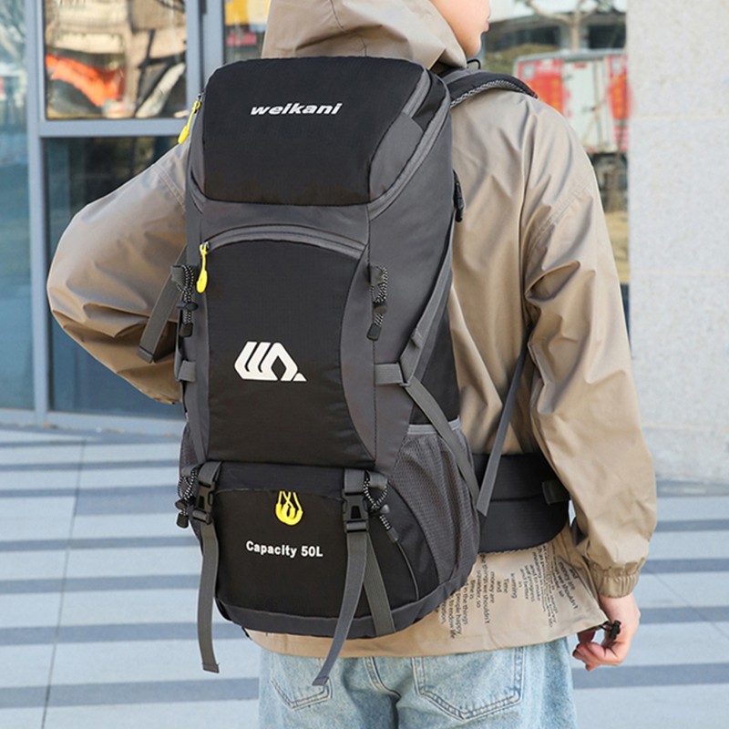 50L Water Resistant Hiking Backpack Outdoor Sport Daypack Travel Bag
