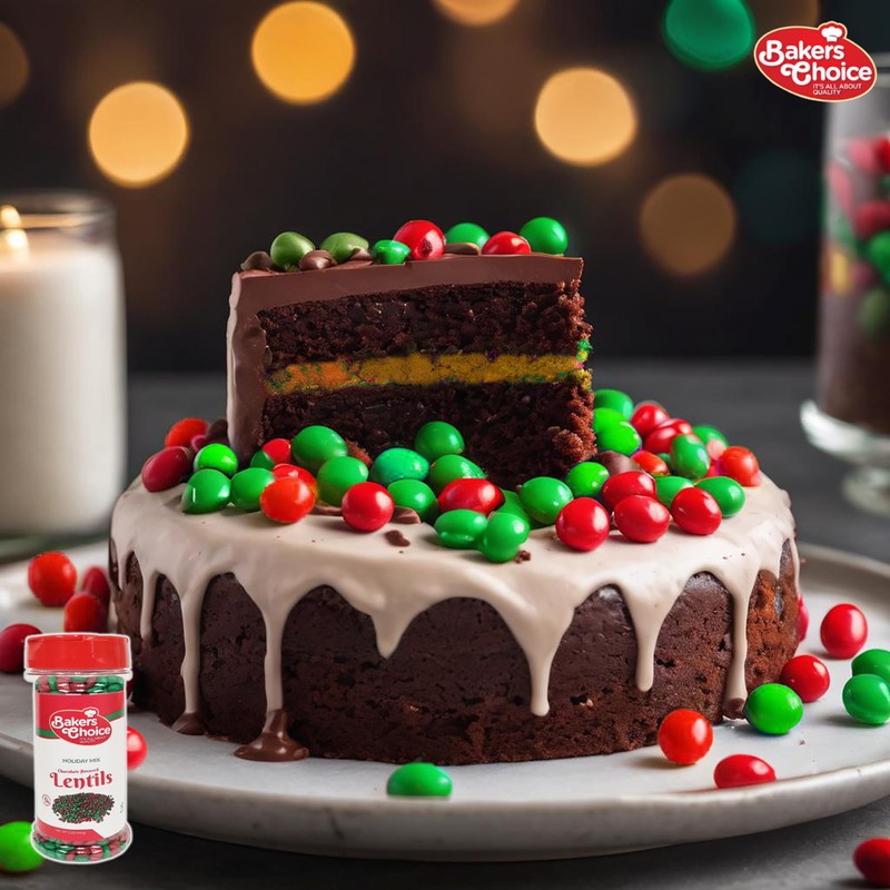 Baker's Choice Christmas Candy - Christmas Chocolate Candy - Red