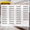 Barossa Design Small Short Shower Curtain Waffle Weave 36 x