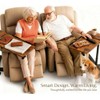 Swivel Table for Recliner Chair with Tilting Top, Adjustable Laptop