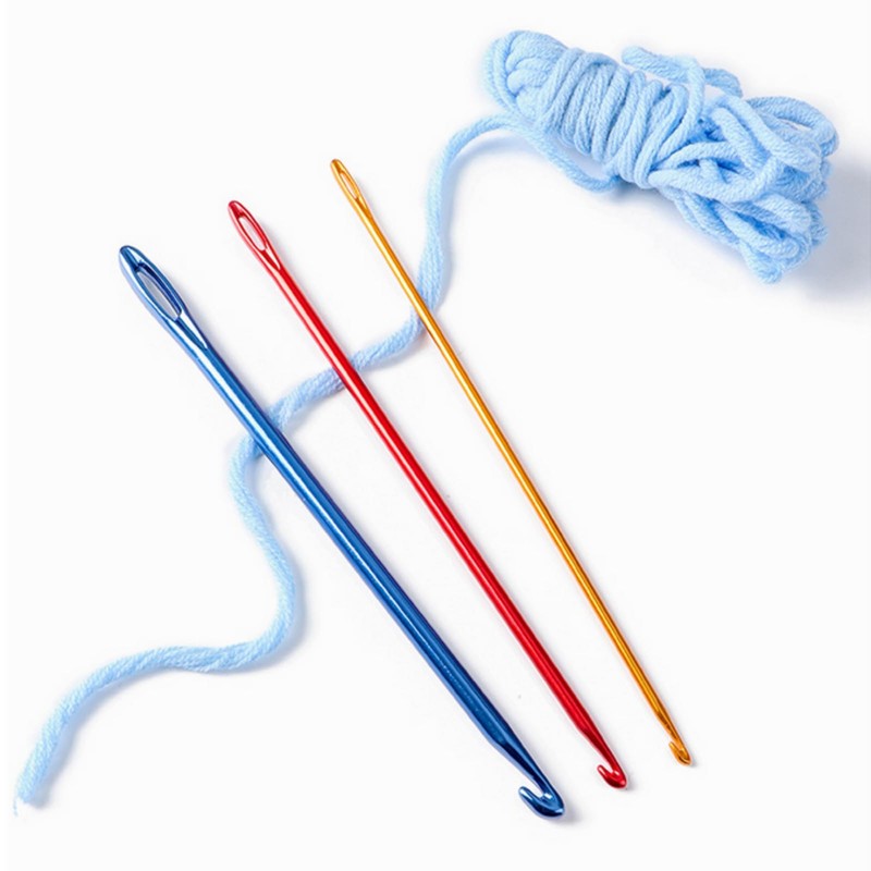 Dorytop Multicolor Aluminum Crochet Hooks Needle Hand Weaving Knitting Tool