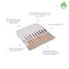 Milward Crochet Hooks Set - Smooth Beech Wood Handles Aluminium