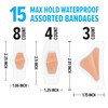 Nexcare Max Hold Waterproof Bandages, Stays On for 48 Hours,