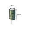 VGOL 4PCS 4700uF 50V Capacitors Aluminium Electrolytic Capacitor 18x35mm for