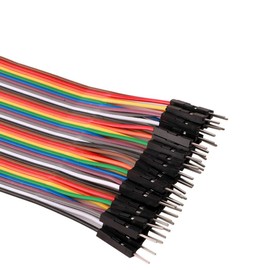 FULARR 120Pcs Premium 20cm Multicolored Dupont Wire Kit, 40pin Male to Male, 40pin Female to Female, 40pin Male to Female, Breadboard Jumper Wire Ribbon Cable, for Arduino Raspberry pi