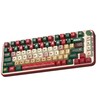 PBT Keycaps, 138 Keys Christmas Theme Cherry Profile Keycaps Dye-Sublimation,