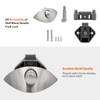 Dream Lighting 2PCS Zinc Alloy Half Moon Handle Push Lock
