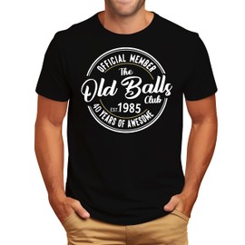 Venrcoxz 1985 T Shirts Funny 40th Birthday Gifts for Men Retro 40th Birthday Party Favors Ideas