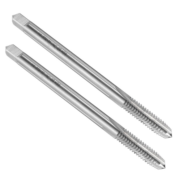 QUARKZMAN Set of 2 Straight Groove Screw Taps 1/4-20 UNC