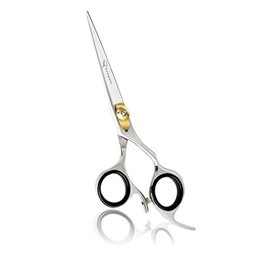Premium Hair Cutting Scissors - Professional Barber Shears for Salon and Home Use - Sharp and Durable Stainless Steel Blades - Comfortable Grip Handles - Includes Protective Case - by Ruvanti
