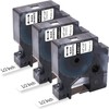 3-Pack Label Maker Tape Compatible with DYMO D1 Label Tape