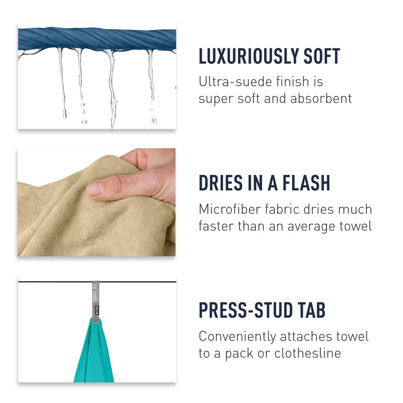 Sea to Summit - Tek Microfibre Towel L - Bath