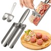 2-in-1 Meatball Maker Tool, Stainless Steel Meat Baller Maker, Kitchen