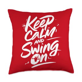Gymnastics Rings And Swing On I Rings Gymnast Throw Pillow