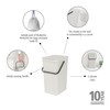 Brabantia Sort & Go Recycling Trash Can 4.2 Gallons (16L)(Light