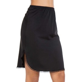 MANCYFIT Half Slips for Women Underskirt Short Mini Skirt with Floral Lace Trim
