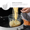 MAGICLULU Spaghetti Strainer Spoon Stainless Steel Food Strainer Noodle Strainer