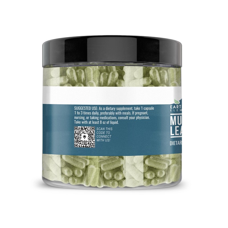Earthborn Elements White Mulberry Leaf Extract 200 Capsules, Pure &