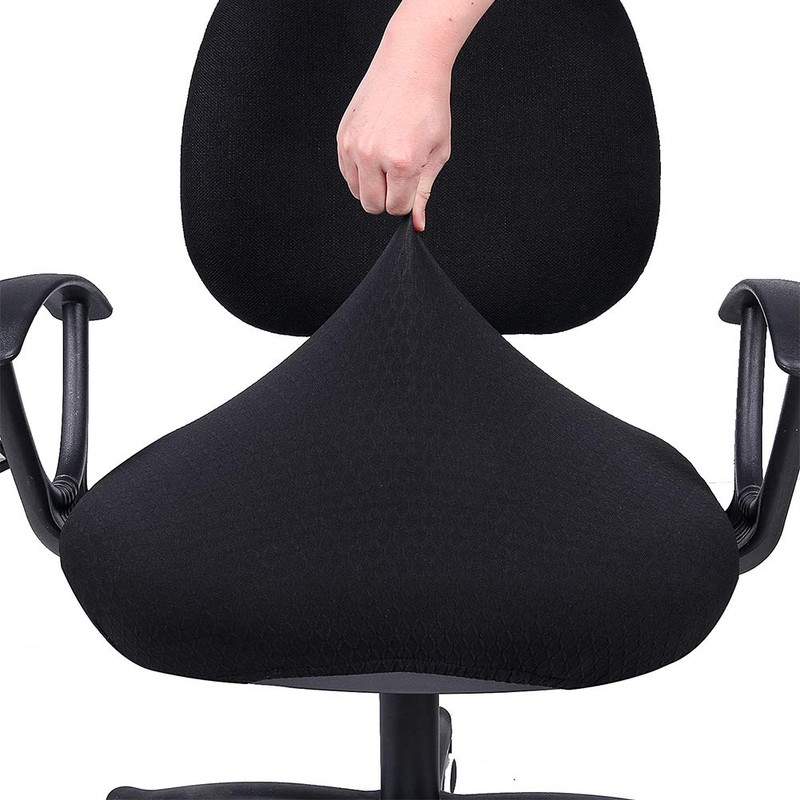 smiry Stretch Jacquard Office Computer Chair Seat Covers, Removable Washable