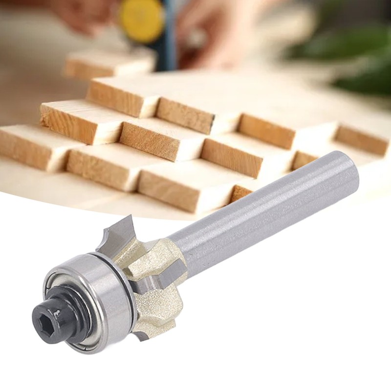Round Over Router Bit Roundover Edge Bit Woodworking Chamfer Tool