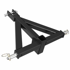 Tractor Attachments 3 Point 2" Receiver Trailer Hitch Drawbar Adapter Category One Tractor Fit for Kubota, Bobcat, John Deere