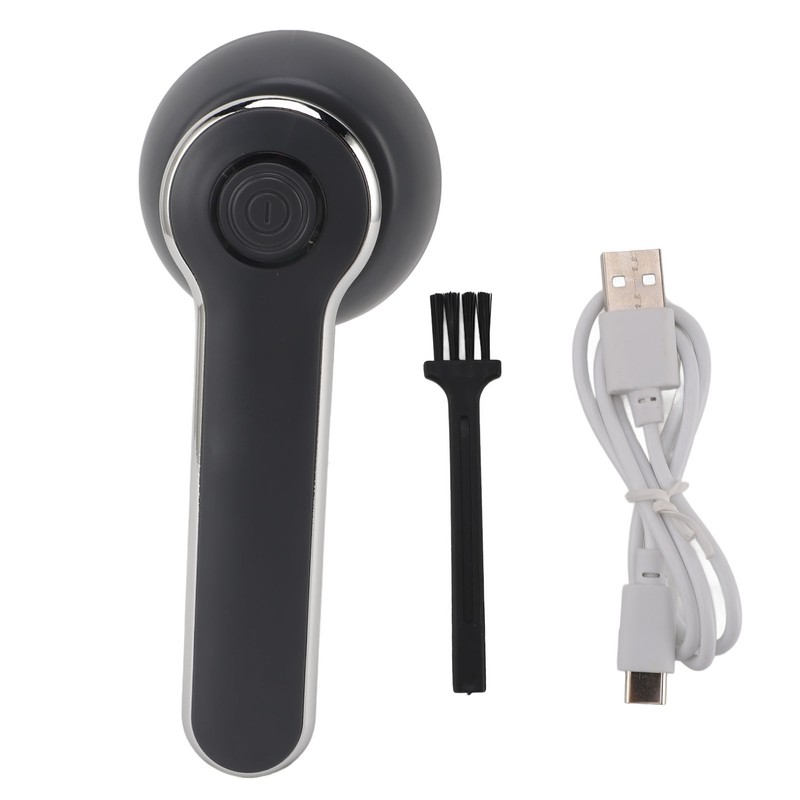 Electric Lint Remover USB Rechargeable Grey 1000mAh Low Noise Sweater