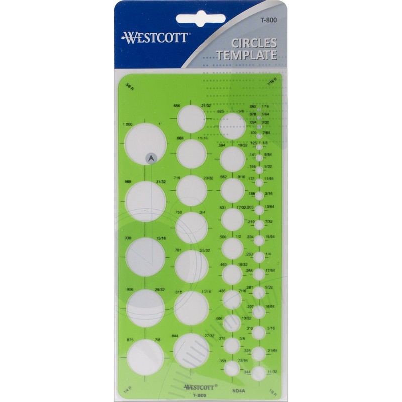Westcott Circle Template, Small (T-800)