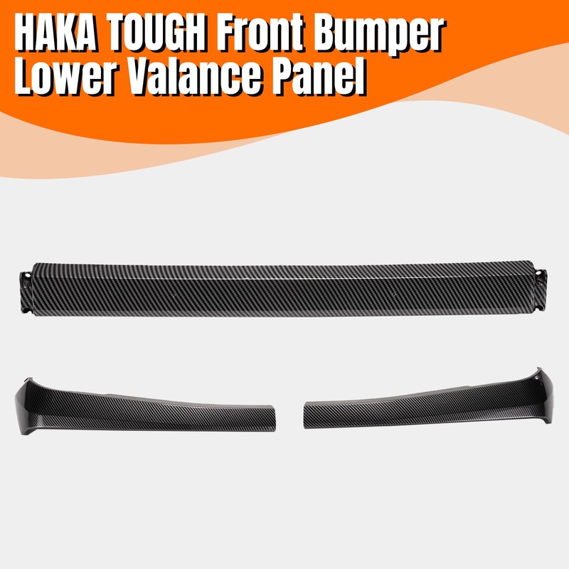 HAKA TOUGH Carbo Fiber Front Grille Lower Valance Panel for