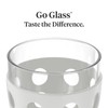 Lifefactory 10-Ounce Beverage Glasses with Protective Silicone Sleeves, 4-Pack, Stone