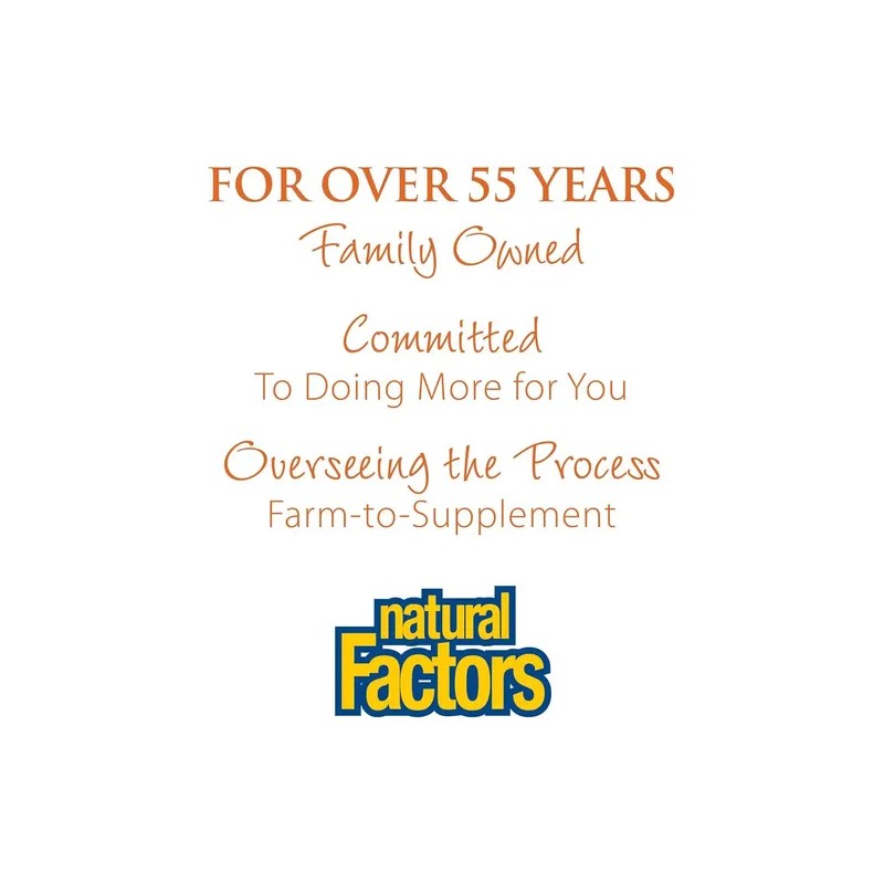 Natural Factors Whey Proteína De Suero De Leche 12oz Sabor