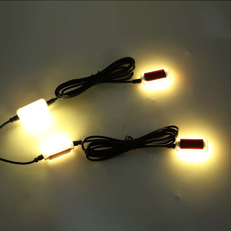 4‑In‑1 5V/12V Car Interior Ambient Light 7 Colors Adjustable Voice