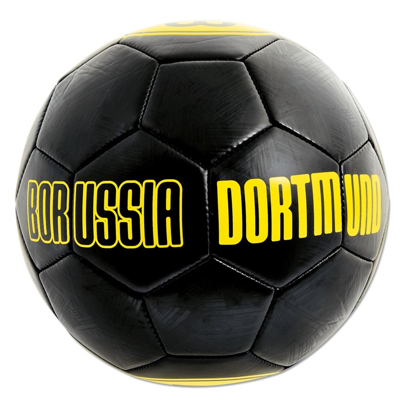 Borussia Dortmund Unisex Youth Black Ball, Black, 5 EU