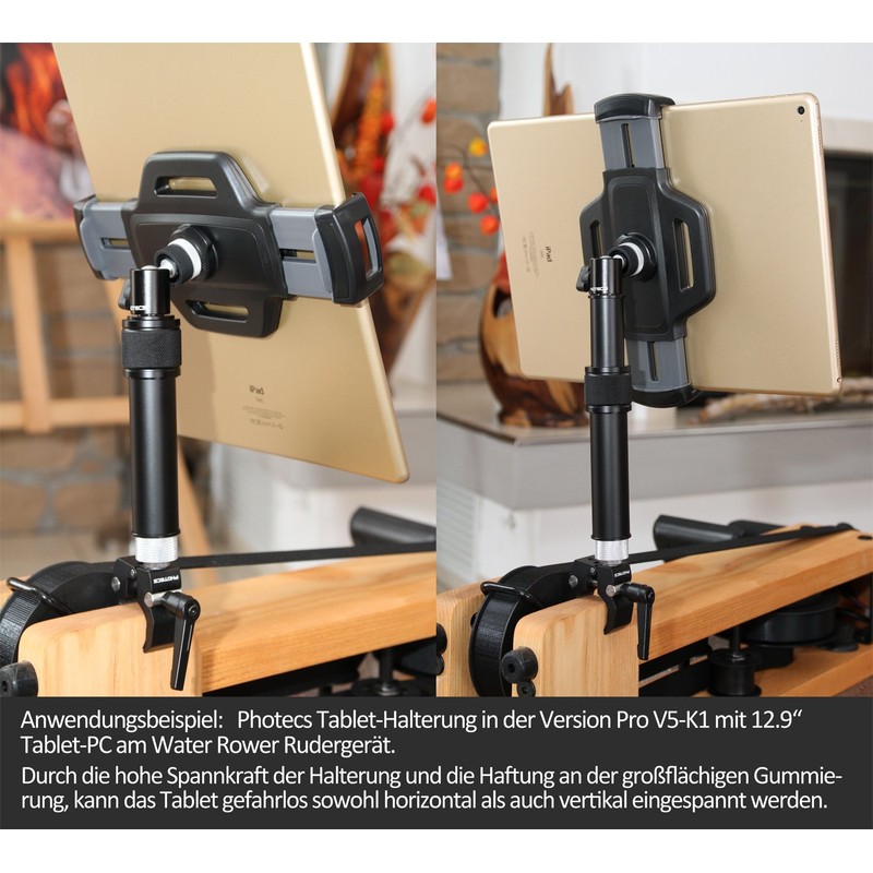 Photecs Pro-S Tripod Extension, Adjustable Mini Monopod 23.5 cm, Camera