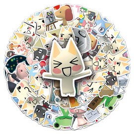 Bric Dodo Inoue Toro Stickers Car Laptop Phone Guitar Skateboard Motorcycle Bicycle Inoue Toro Stickers Set Vinyl Waterproof Aesthetic Stickers for Teenagers Children Adults Pack of 50