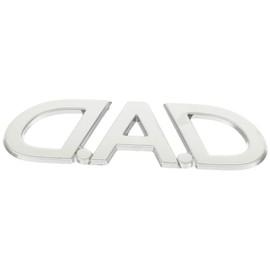 Garson DAD Logo Emblem Silver [M Size] HA572-01 D.A.D