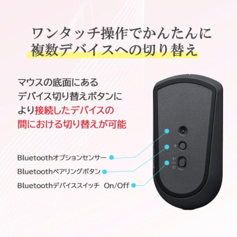 Lenovo ThinkPad 4Y50X88822 Bluetooth Silent Mouse, Wireless Connection, Quiet Design,