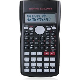 Scientific Calculator, 2-Line LCD Display, Engineering Scientific Calculator, 240 Function for School Students, Teachers and Business Use