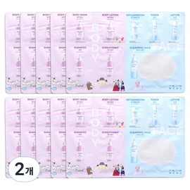 ASUS Travel Skin + Shower Kit 8 Step 10P, 2 Pieces / 애즈어스 여행용 스킨 + 샤워 키트 8스텝 10p, 2개