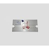 SANIT 01.952.00.0000 Hinge Plate (for Flush-Mounted Cisterns, Large Inspection Opening,