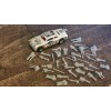 Gaslands Tiny Weapons Pack 40 items Silver 3d printed. 19