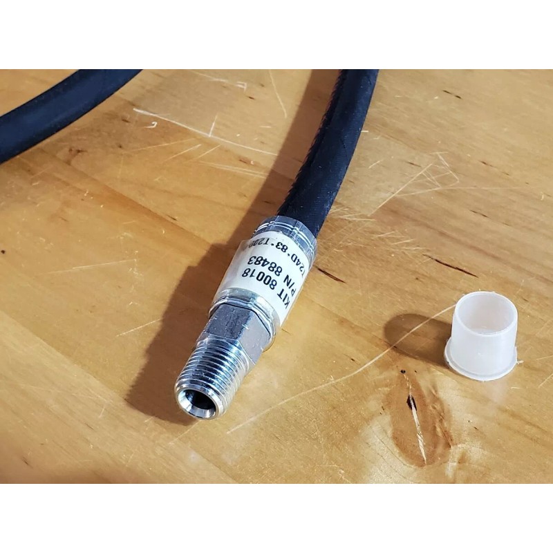 Terramite T5B T5C Hydraulic Hose 1/4" x 83" Long #
