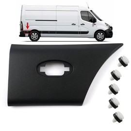 ROBUST Protective Side Moulding Strip Door Trim Replacement for Renault Master Mk3 Opel Vauxhall Movano B 768F30007R 2010 Onwards