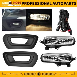 Unbranded For Ford Transit 2020-2024 Left & Right Fog Lights W/Bezels Covers+Bulbs+W