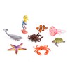 UANDME 8pcs Sea Animal Figures Realistic Ocean Animal Figurines Toy